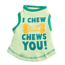 i vous mâchez gilet en coton pour les chiens (XS-M)