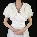 Gorgeous Faux Fur Short Sleeve Wedding / Special Occasion Jacket / Wrap