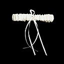 Satin With Rhinestone/Satin Ribbons Wedding Garter
