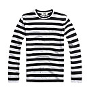 mens faixa de manga comprida camisa de t