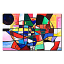 Hand-painted Abstract Oil Painting with Stretched Frame