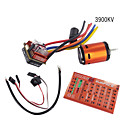 SKYRC  Toro 10 C120 120A ESC Sensorless Combo Set(TORO C120 ESC+3900KVMotor+Program Card)