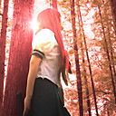 uniforme cosplay verão inspirado Shakugan no Shana