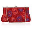 Charming Cotton with Flower Pattern Evening Handbag/Clutches(More Colors)