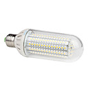 e27 12w 1200lm 196x3528 SMD 3000-3500K bianco caldo di mais lampadina led (220v)