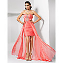 Sheath/Column Sweetheart Floor-length Chiffon Evening Dress