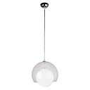 60W Comtemporary acryl hanglamp met 1 Licht in Transparant Shade