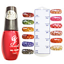 cobra pele uv unhas gel 12ml polonês