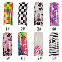 70 Pcs Full Cover Romantic French Acrylic Nails Tips 8 Colors Available