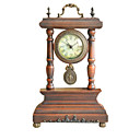 Estilo Europa relógio de mesa retro com Pendulum