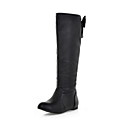 Leatherette Low Heel Knee High Boots Party / Evening Shoes With Bowknot (More Colors)