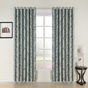 (Two Panels) Mother Chrysanthem Blackout Curtains