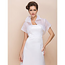 Tulle Short Sleeve Wedding Jacket / Wrap (More Colors)