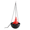Electronic Burning Red Flame with Light for Party Decoration