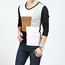 v-hals fashion casual t-shirt