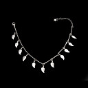 Fashion Alloy Leaves Design Anklet