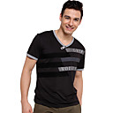 V-Ausschnitt Kurzarm-T-Shirt