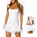 dames witte engel fancy dress Halloween kostuum (zonder vleugels)