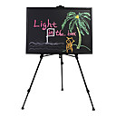 3.6W Black LED Lighted Writable Menu Board Multi-colored (28 Light Modes / Marker Included / Easel not Included)