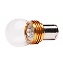 5W LED auto Brake Light (lumen (lm) 220, BZ6 Kleurtemperatuur 6000-6500K, 12V, met 5 LED's, Wit Licht)