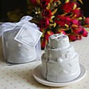 ceramica sale torta nuziale & pepe in favore