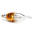 e14 4x1W 360lm 6000-6500K weißes Licht Kerze Lampe LED-Lampe (85-265V)