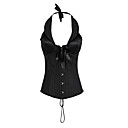 Poliéster con bowknot sin tirantes de cierre frontal Busk Corsets Fajas