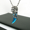 Blue Malou Titanium Pendant(Free Chain,Random Leather Chain,Steel Chain)