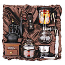 Koffie Series Boxed Cadeau (Seal & Siphon Pot, Grinder, kopjes) T-010
