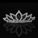 Simple Alloy With Rhinestone Flower Girl Tiaras
