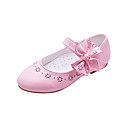Similpelle tacco piatto bambini bella 'chiuso le dita dei piedi con bowknot / Hollow-out party / scarpe da sera (più colori)