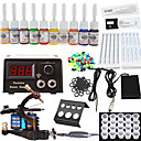 1 fonte Kit Machine de tatouage pour la doublure et l'ombrage