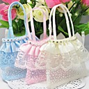 beaufiful organza favorece bolsas con encaje - juego de 12 (más colores)