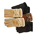 Prachtige Schapenvacht lederen avond / Party handschoenen (meer kleuren)