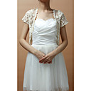 Short Sleeve Lace Daily Wear Jacket With Trim