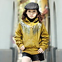meisje hoodie leren jas