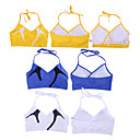 SiBoEn moda feminina Estilos Yoga roupas de fitness Workout se adapte às 2 conjuntos (Vest Yoga sexy + Yoga Pants Drawstring)