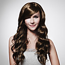capless longs cheveux bruns bouclés perruque 15 couleurs au choix