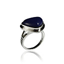 Mooie Lichtmetalen Ontwerp van het Hart Imitatie Gem Stone Ring (meer kleuren)