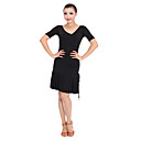 Ballroom Dancewear Viscose Latin Dance Dress For Ladies More Colors