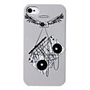 Wings Recorder Pattern Hard Case for iPhone 4 and 4S