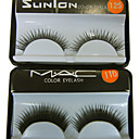 20Pair Black Fiber Eyelash False Eyelashes