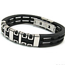 los hombres de moda de acero de titanio pulsera (6.5 * 5.5 * 1.5cm)