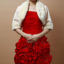 Elegant Faux Fur Half-Sleeves Wedding/Evening Jackets/Wraps (More Colors)