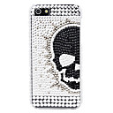 Motif tête de squelette avec étui diamant de surface dure pour l'iPhone 5