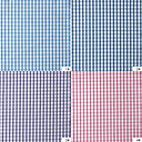 100% Cotton Woven Yarn-Dyed Plain Plaids By The Yard (Many Colors)