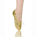 Leatherette Upper Dance Shoes Split-sole Ballet Slipper for Women/Kids