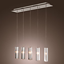 BARNSTAPLE - Lampadario mini in cristallo con 5 lampadine