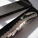 Christmas Tree Feather Bookmark
