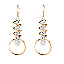 mujeres aretes giro gota